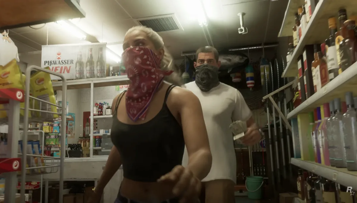 GTA 6 Trailer 1 - Liquor Store Heist