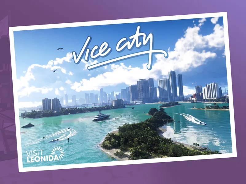 Vice City Postcard