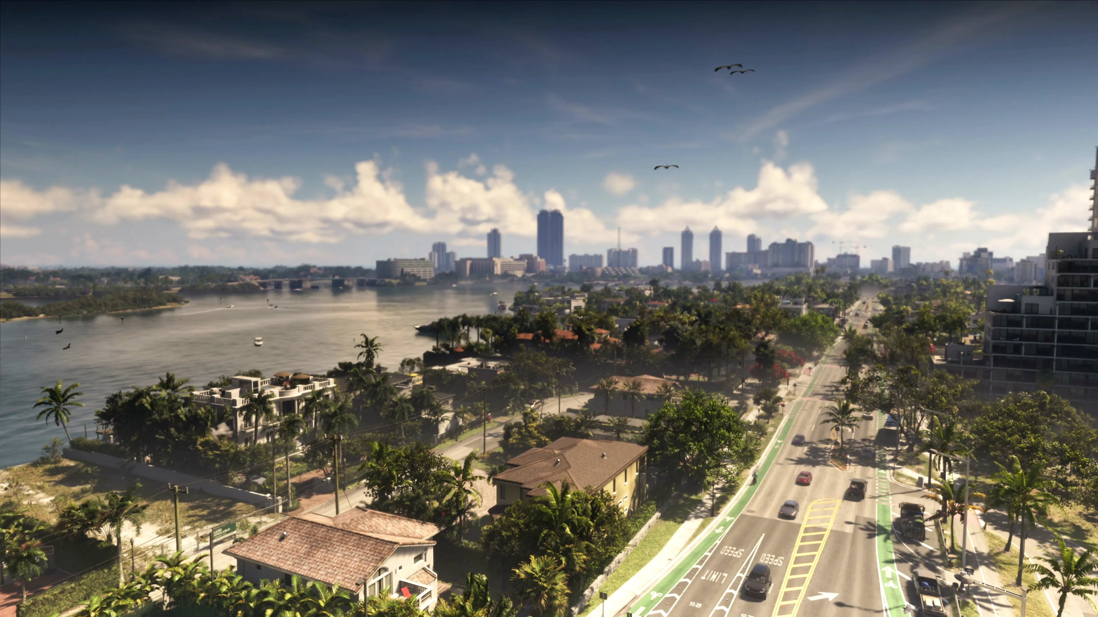 A coastal highway in GTA 6