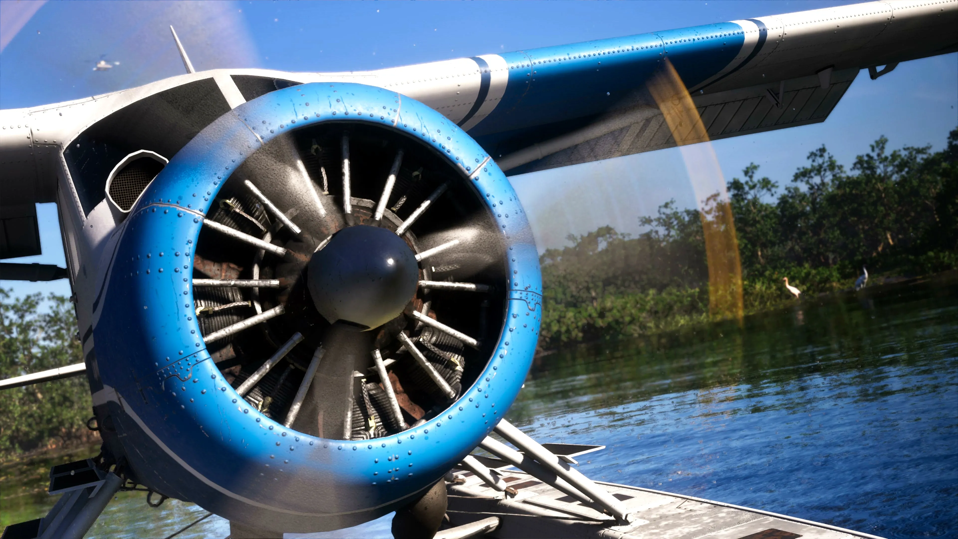 A seaplane over Leonida